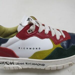 John Richmond Women's Low Top Leather Sneaker Multicolor 7.5 US / 6.5 UK / 38 EU